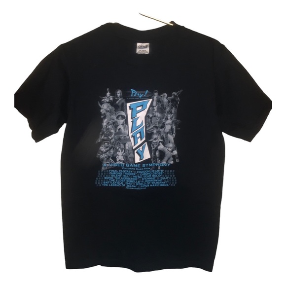 Play a video game symphony double sided graphic T-shirt - Picture 1 of 6